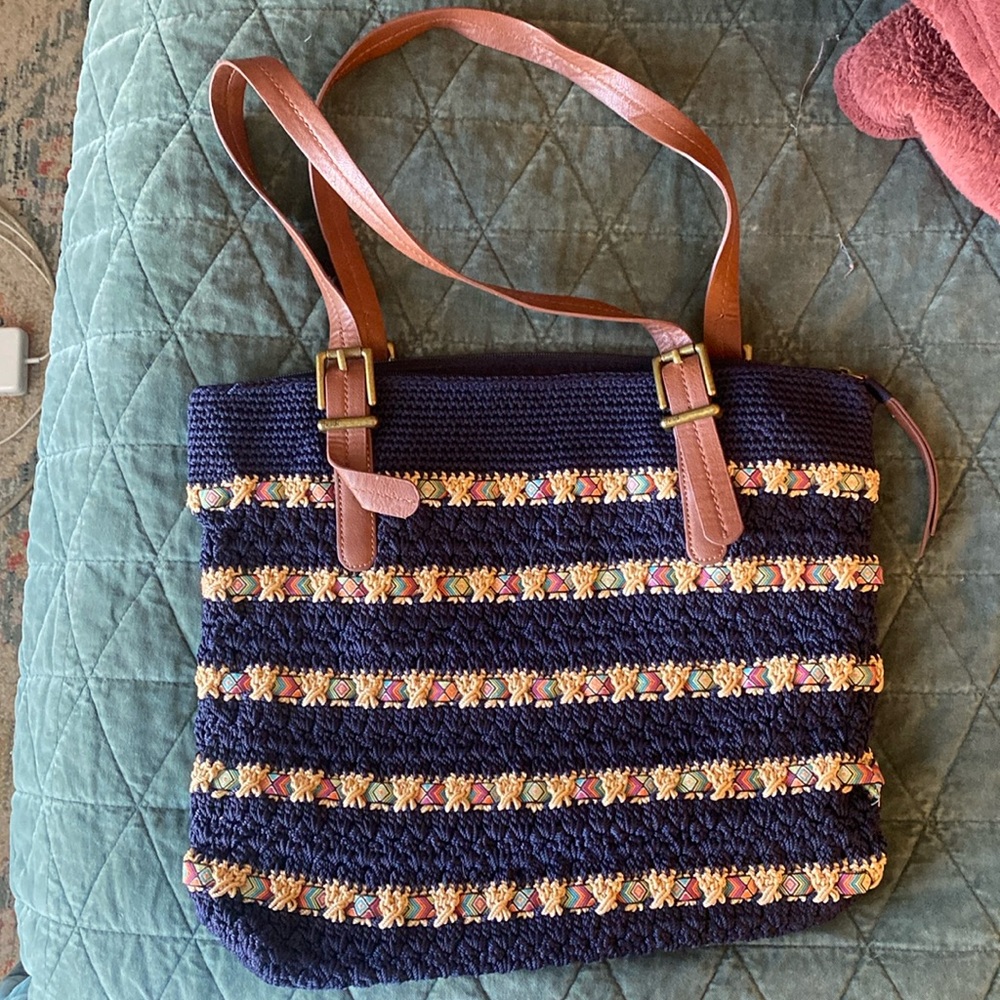 The Sak woven striped tote bag